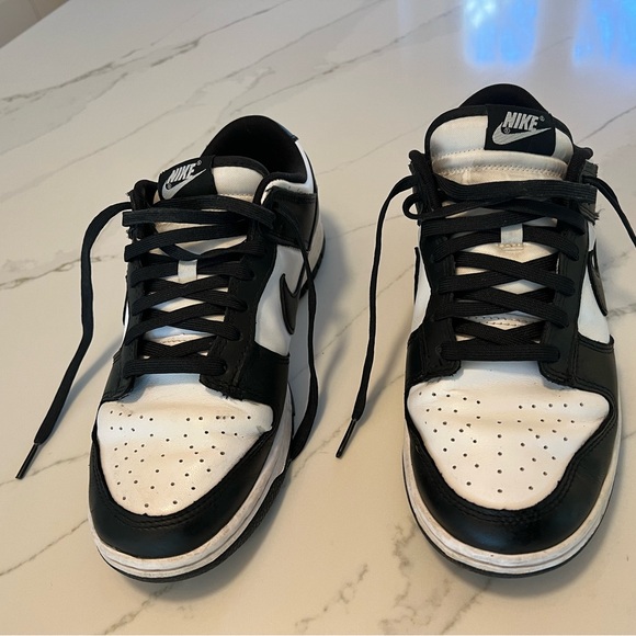 Men’s Nike Dunk low retro white & black 8.5 - Picture 4 of 5